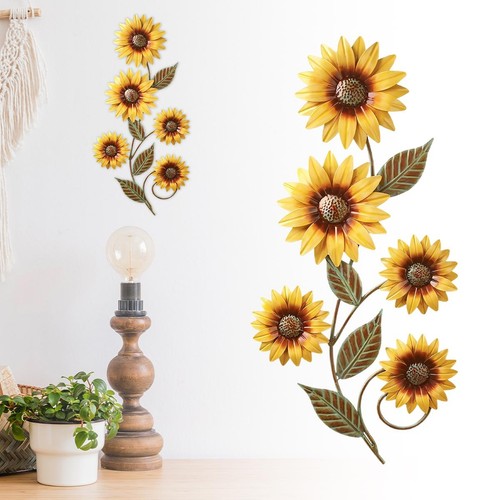 Metal sunflower wall art - sunflower,