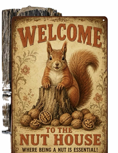 Welcome the nut house - nut,