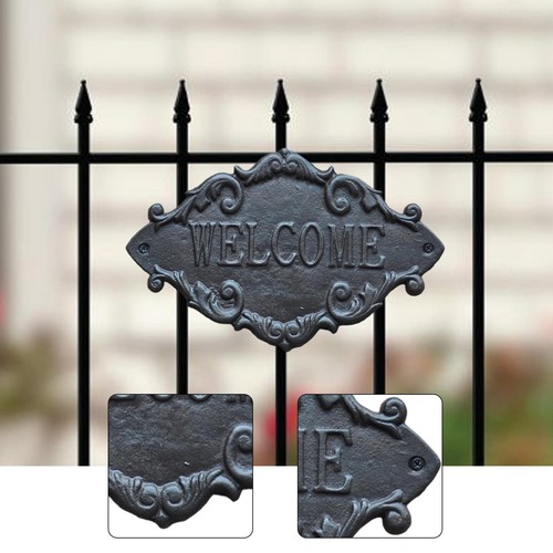 Welcome sign iron - welcome,