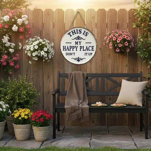 Funny garden metal - metal, this