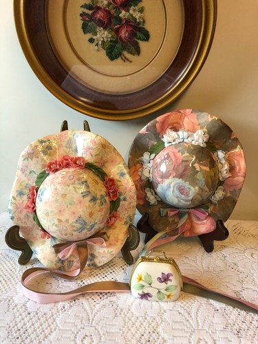 Decorative ceramic floral - decorative, wall