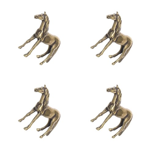 4pcs reusable brass horse - 4pcs,