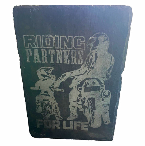 Engraved slate plaque riding - plaque, "riding