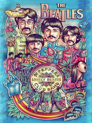 The beatles retro - the,