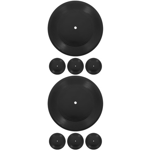 8pcs reusable abs vinyl record - 8pcs,