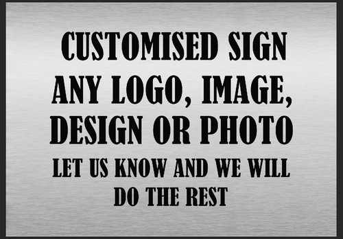 Personalised metal sign - personalised,