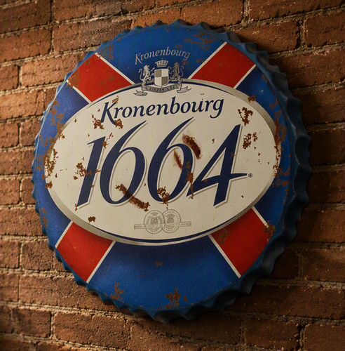 Bottle top sign kronenburg - top,
