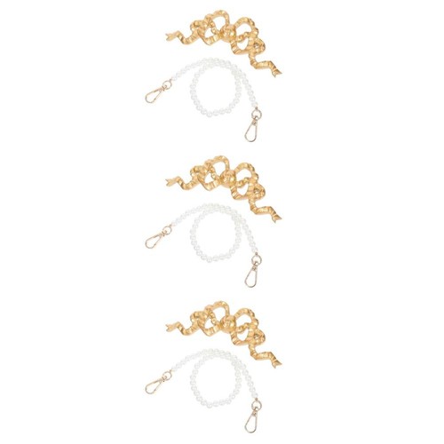 Golden resin bow - golden, wall