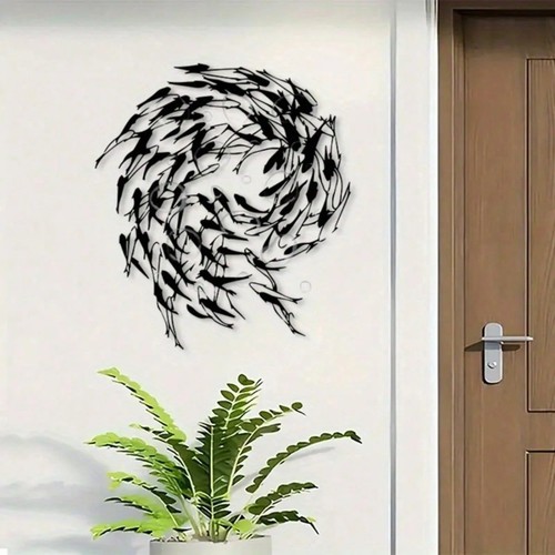 Vintage fish metal wall art - vintage,