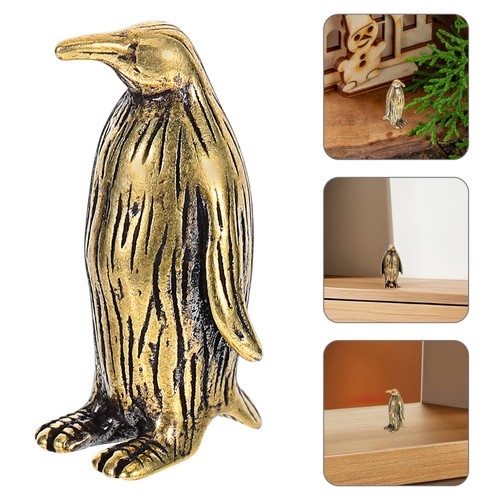 Miniature brass penguin - miniature,