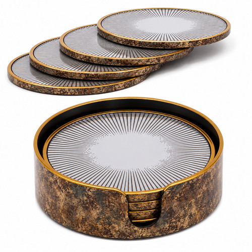 Retro starburst drink - starburst, coasters