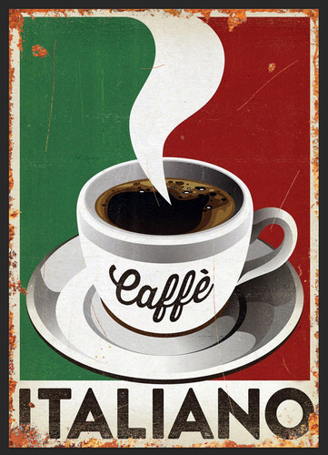 Coffee retro metal - retro, aluminium