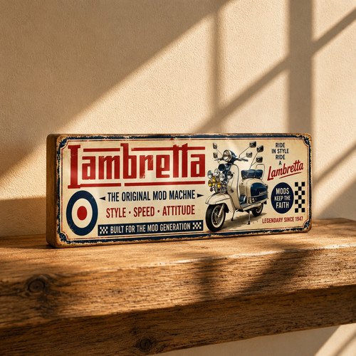 Lambretta sign mods - lambretta,