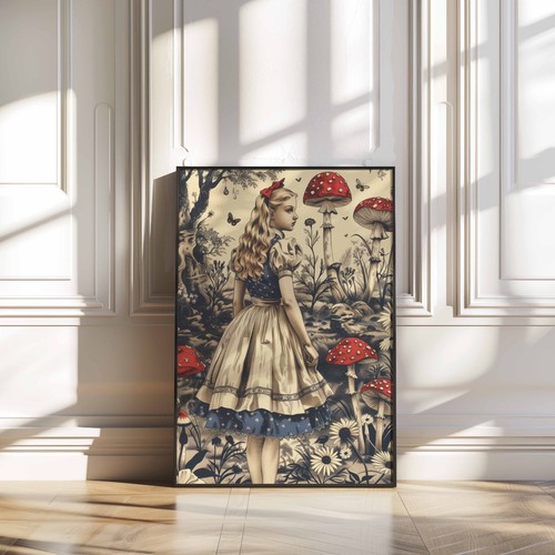 Dark alice wonderland wall - ,