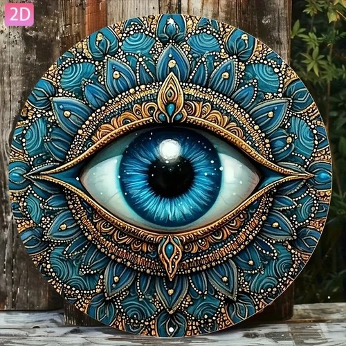 Evil eye metal wall decor - eye,