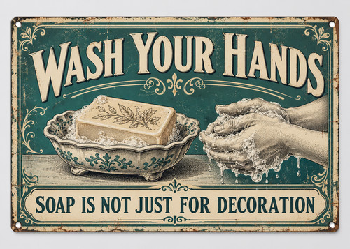 Wash your hands - hands, waterproof