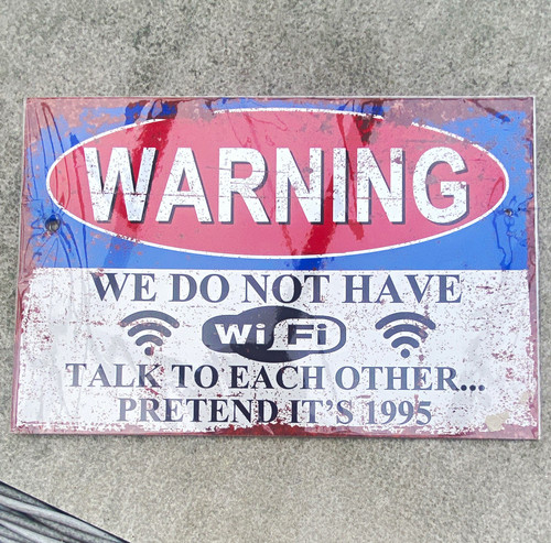 Metal wall sign - metal, plaque