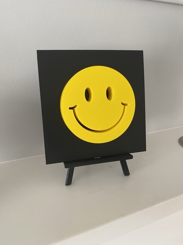 Acid smiley face printed - smiley, 3d