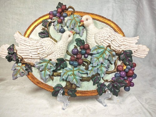 Vintage 1997 white doves - vintage,